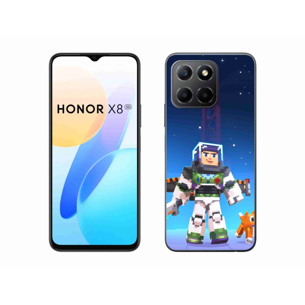Gelový kryt mmCase na Honor X8 5G/Honor 70 Lite 5G - minecraft 2