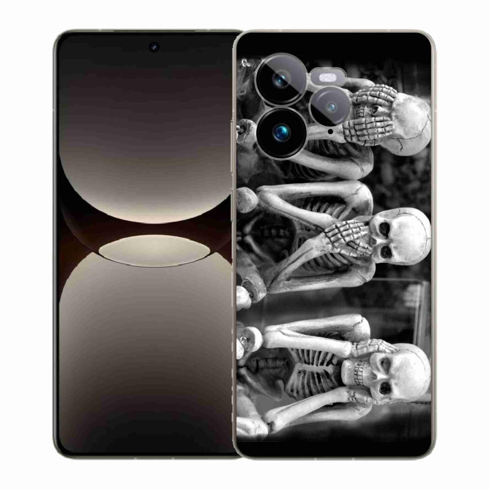 Gelový kryt mmCase na Realme GT 7 Pro 5G - kostlivci
