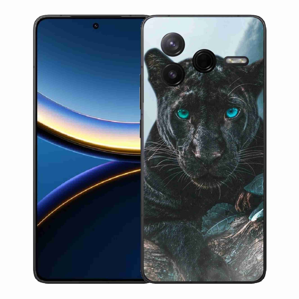 Gelový kryt mmCase na Xiaomi Poco F7 Pro - černý panter
