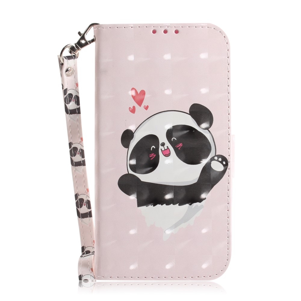 Print knížkové pouzdro na Xiaomi Redmi 12 4G/5G - roztomilá panda