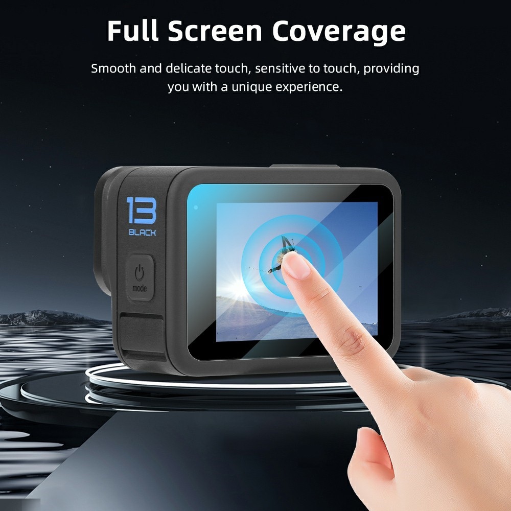 BRDRC 2× sada tvrzených skel pro GoPro Hero 13 displej a objektiv