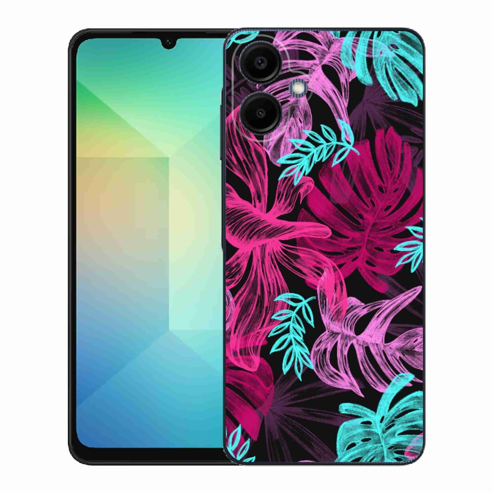 Gelový kryt mmCase na Samsung Galaxy A06 4G - květiny 1