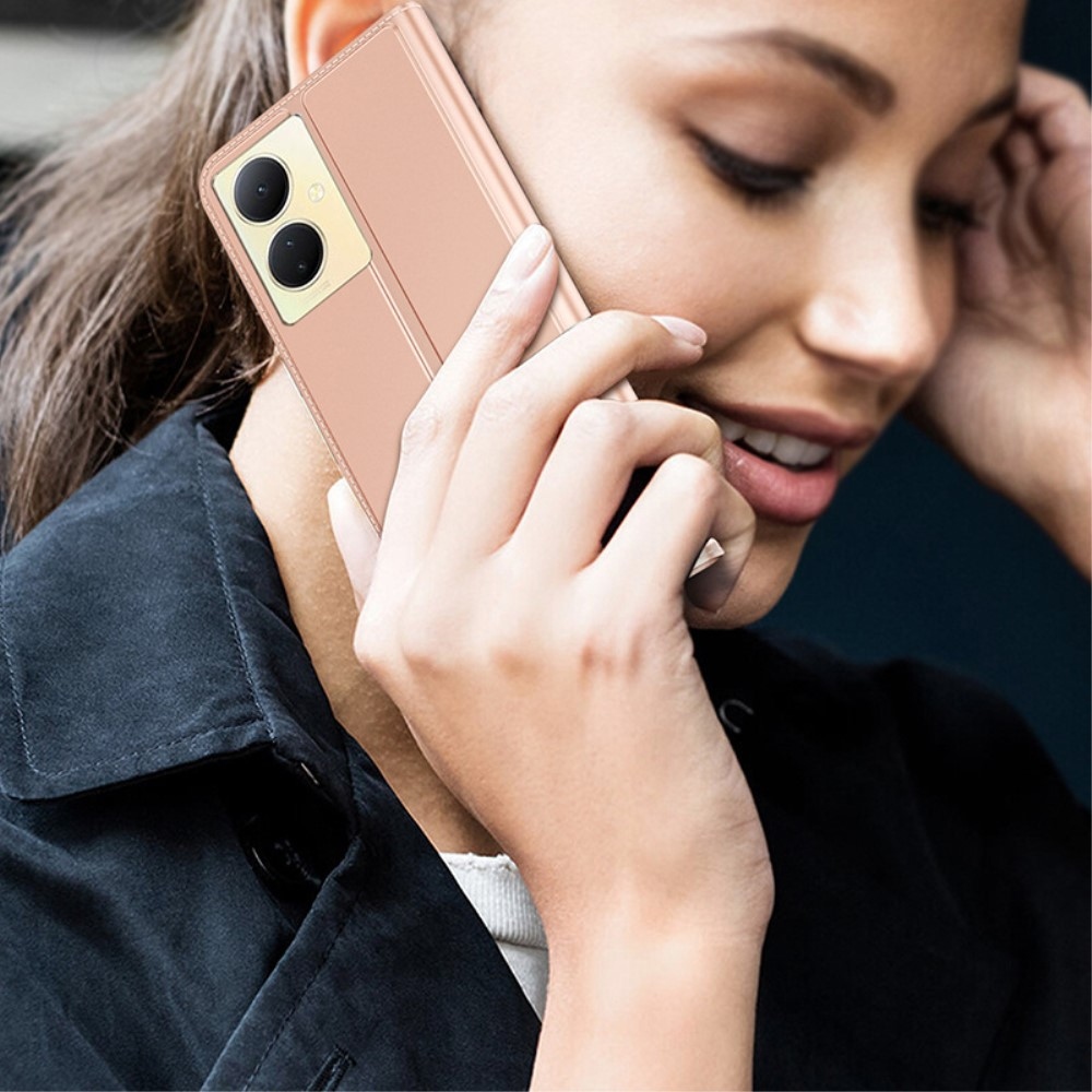 DUX knížkové pouzdro na Vivo V29 Lite 5G - růžovozlaté