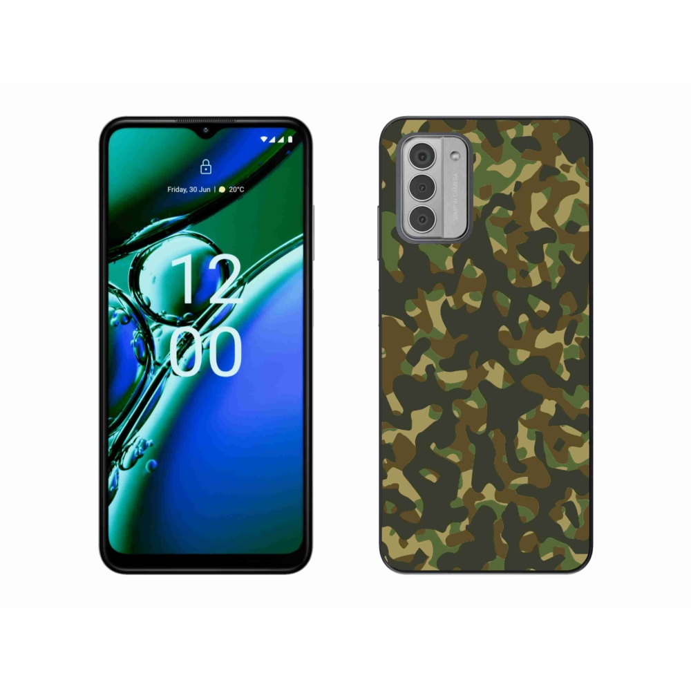 Gelový kryt mmCase na Nokia G42 - maskáčový vzor 1