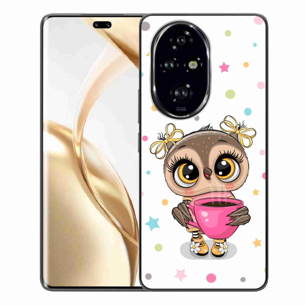 Gelový kryt mmCase na Honor 200 Pro 5G - kreslená sovička