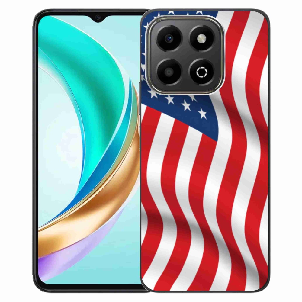 Gelový kryt mmCase na Honor X6b - USA vlajka