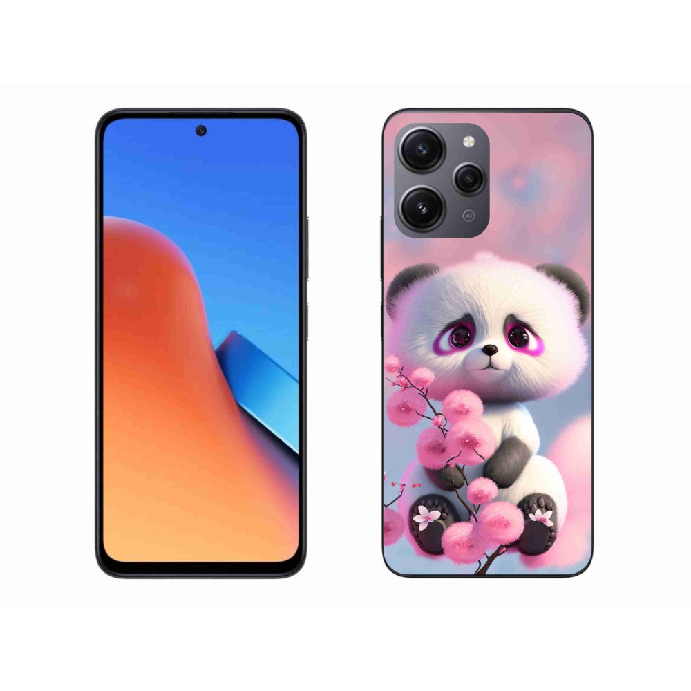 Gelový kryt mmCase na Xiaomi Redmi 12 - roztomilá panda 1