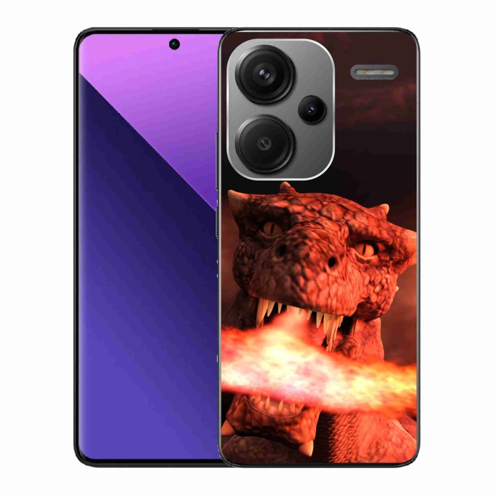 Gelový kryt mmCase na Xiaomi Redmi Note 13 Pro+ 5G - drak