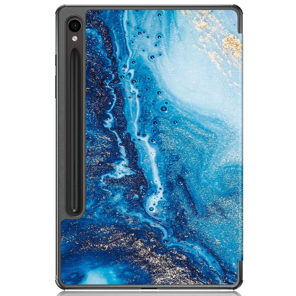 Print chytré zavírací pouzdro na Samsung Galaxy Tab S9/Tab S10 - mořské vlny
