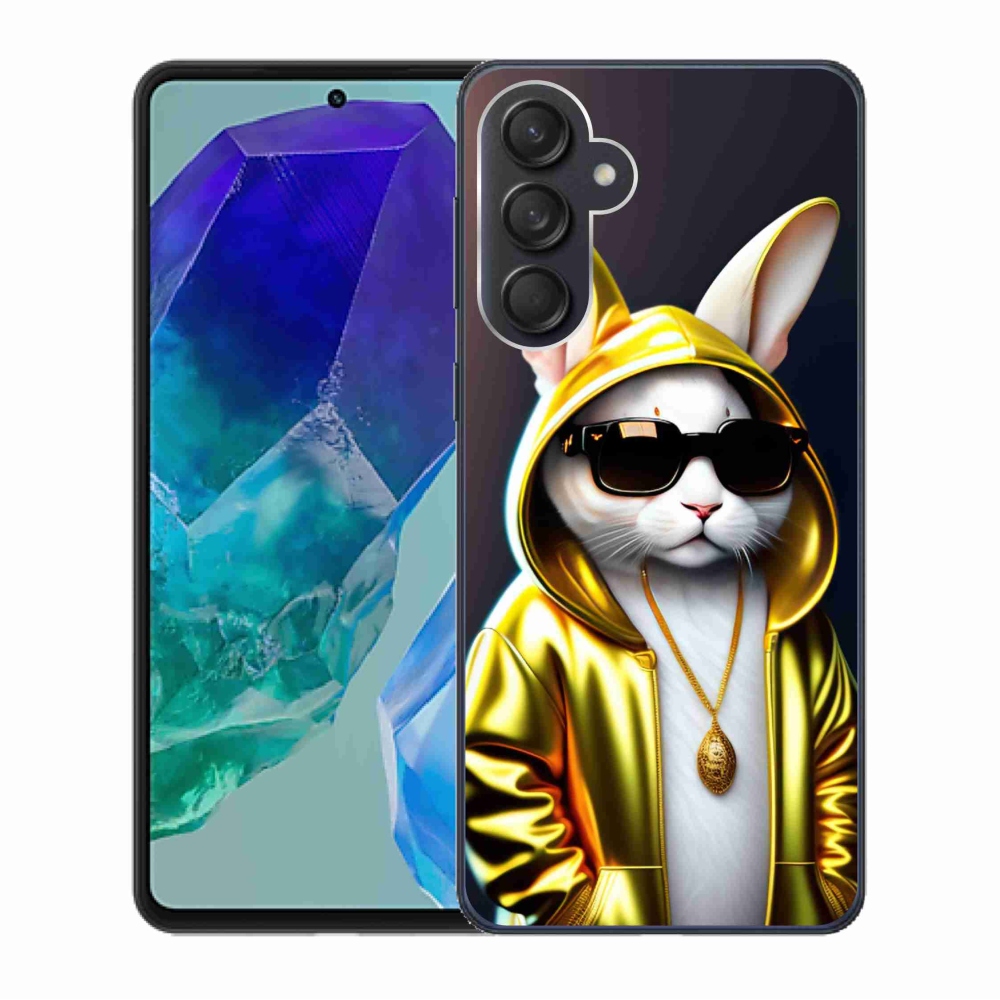 Gelový kryt mmCase na Samsung Galaxy M55 5G - kočka boss
