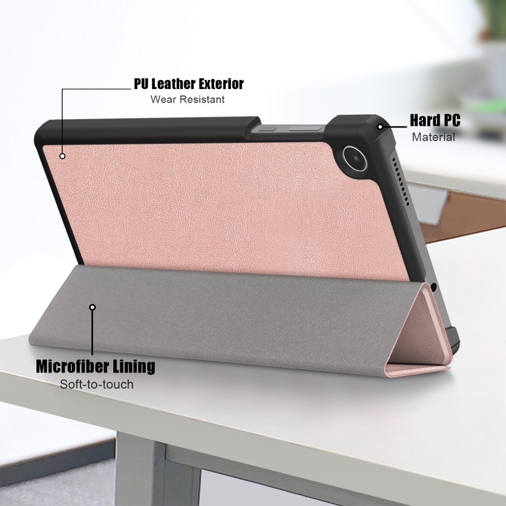 Stand zavírací pouzdro na Lenovo Tab M8 4. Gen (2024) - růžovozlaté