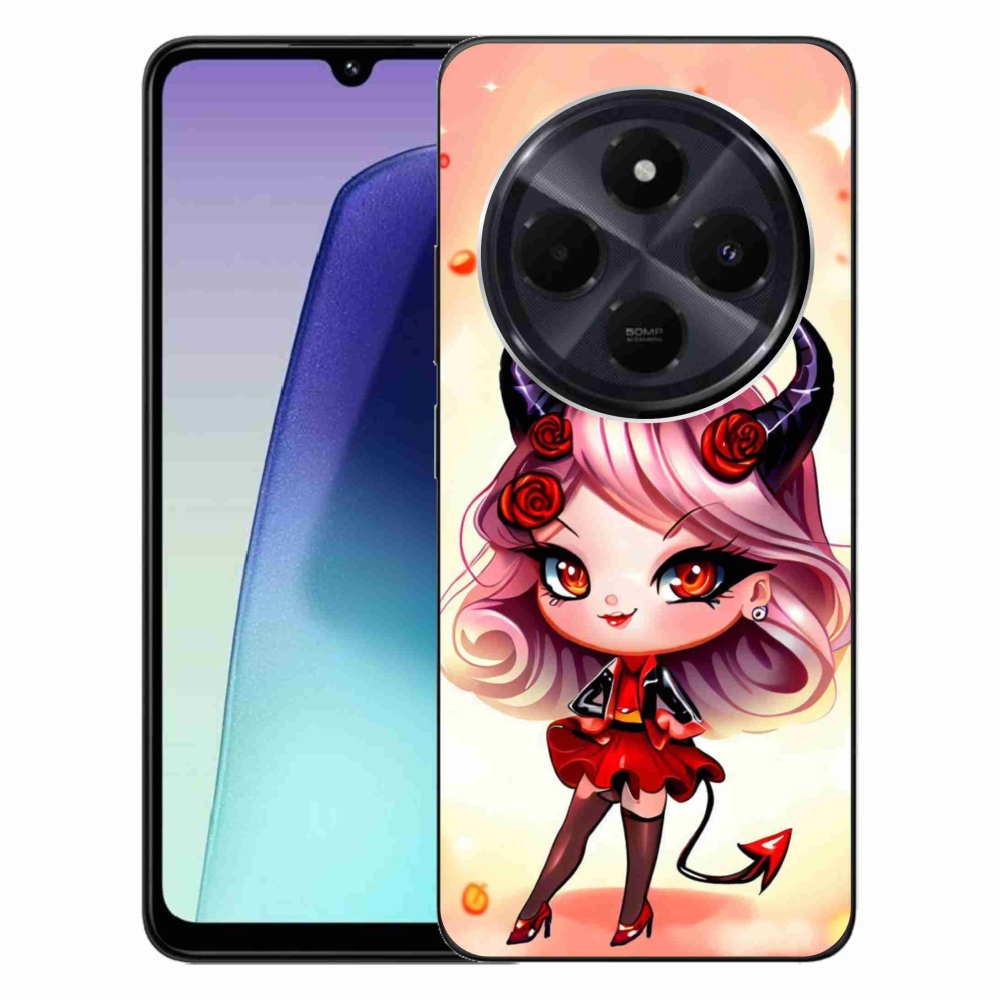Gelový kryt mmCase na Xiaomi Redmi 14C/Poco C75 - kreslená čertice