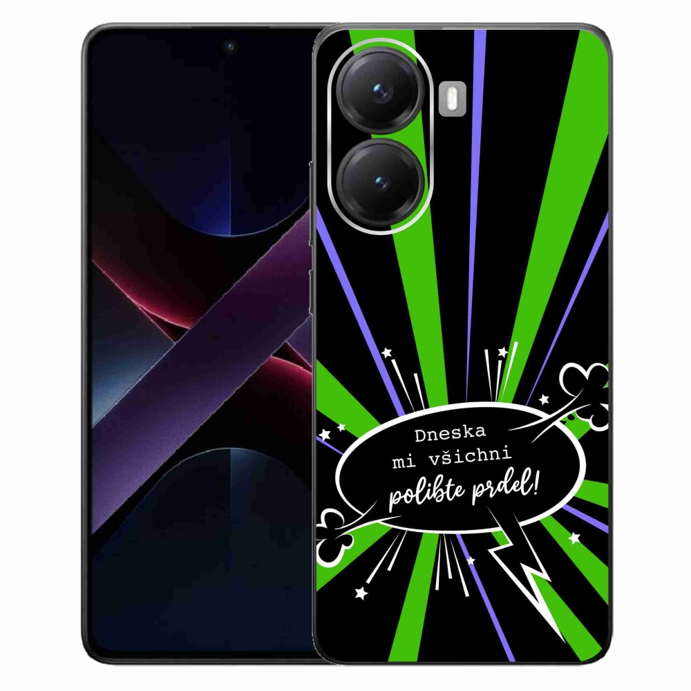 Gelový kryt mmCase na Xiaomi Poco X7 Pro 5G - vtipný text 15 černé pozadí
