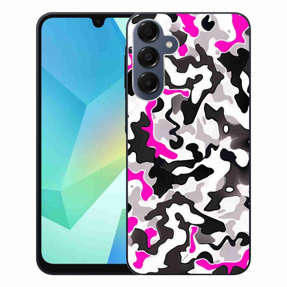 Gelový kryt mmCase na Samsung Galaxy A16 4G/5G - maskáčový vzor 5