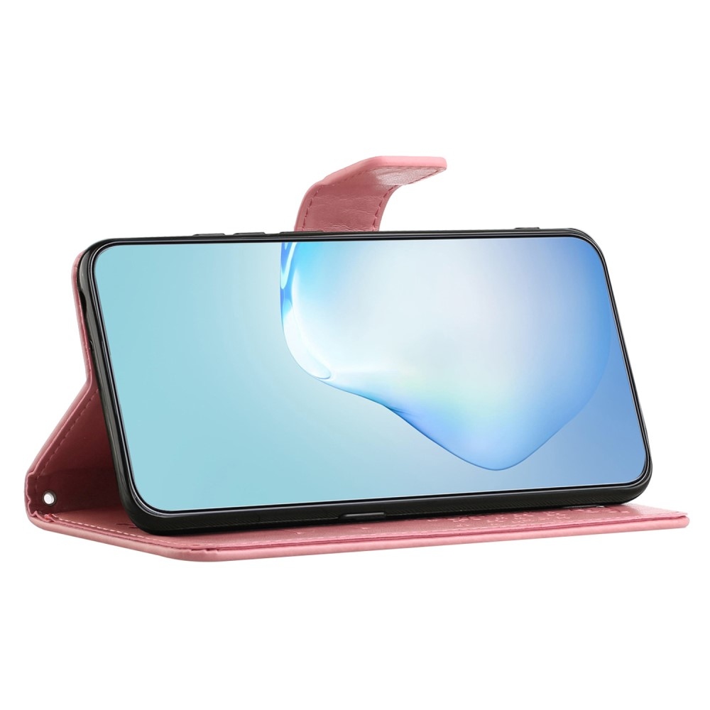 Tree knížkové pouzdro na Samsung Galaxy S24+/S25+ - růžové