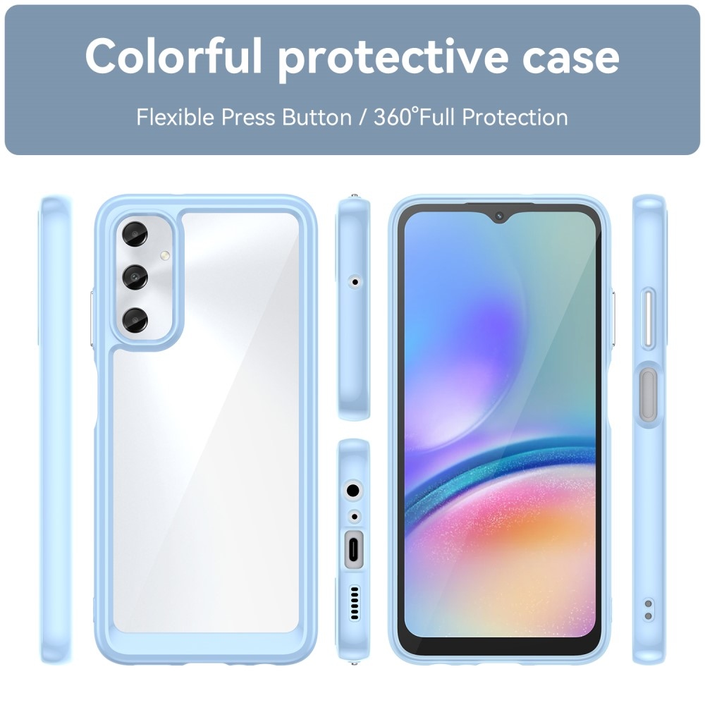 Gelový obal s pevnými zády na Samsung Galaxy A05s - modrý