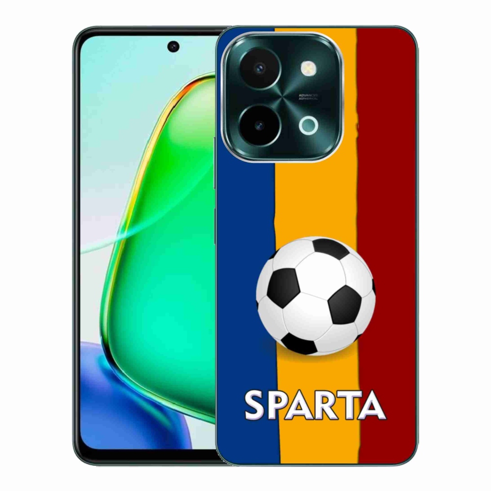 Gelový kryt mmCase na Vivo Y28 - fotbal 1