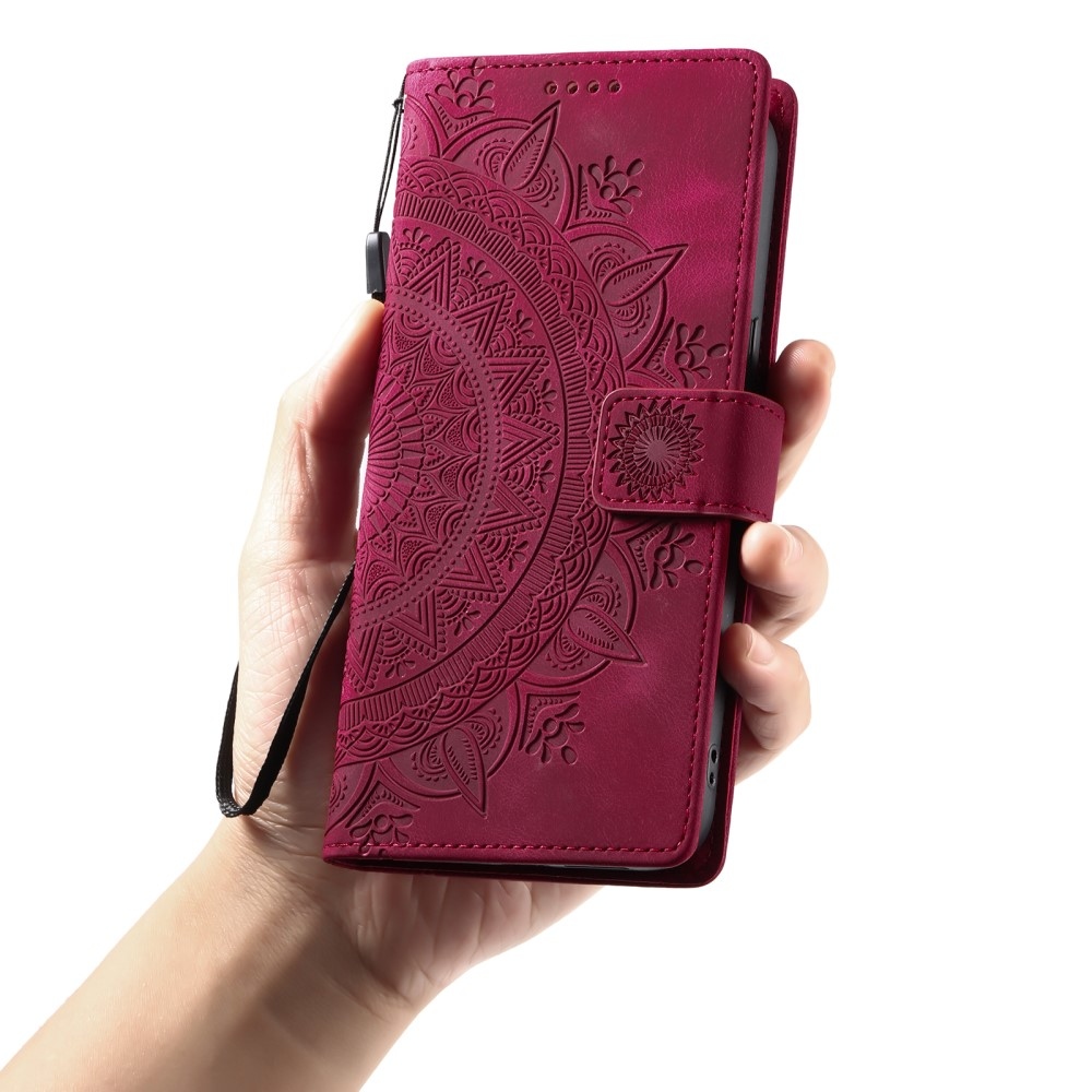 Mandalas knížkové pouzdro na Xiaomi Redmi Note 14 - rose