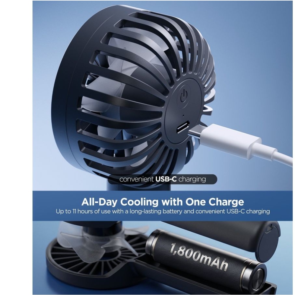 Spigen A905 Mini přenosný ruční ventilátor