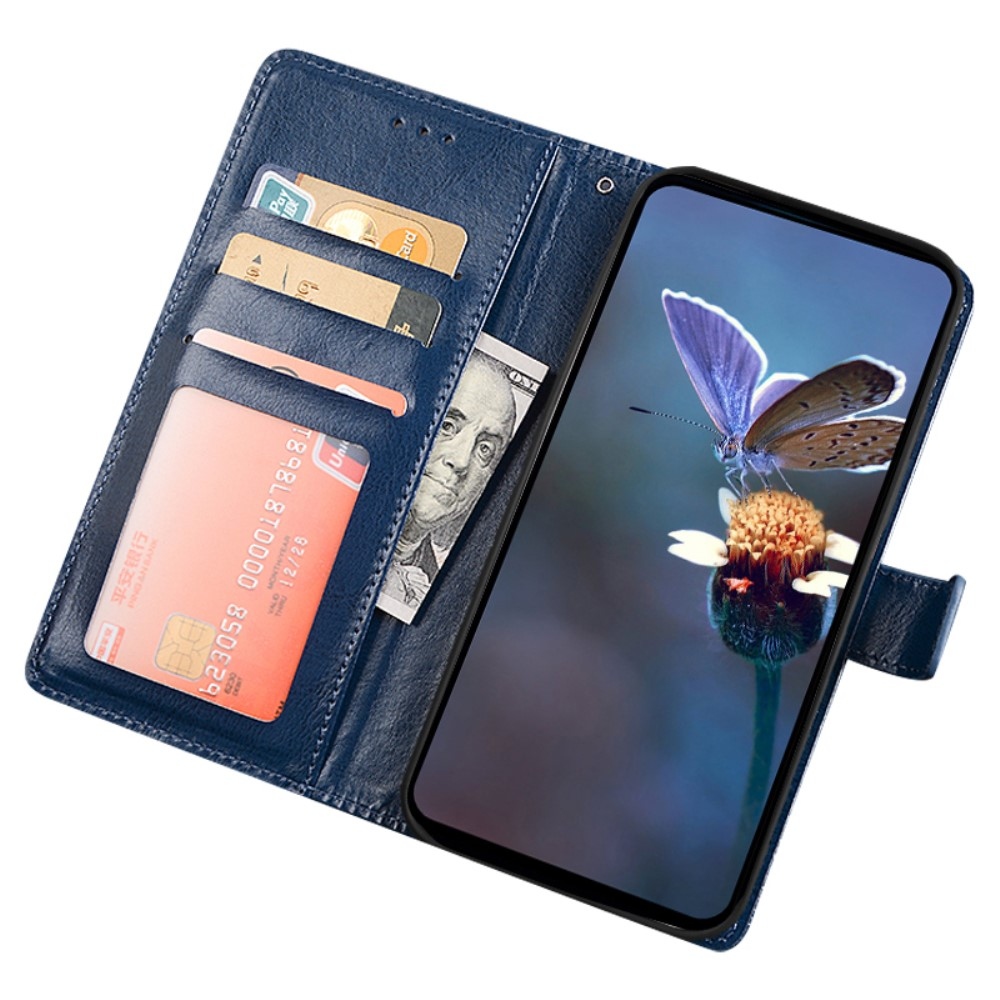 IDEWEI knížkové pouzdro na Xiaomi Redmi 13 4G/Poco M6 4G - modré