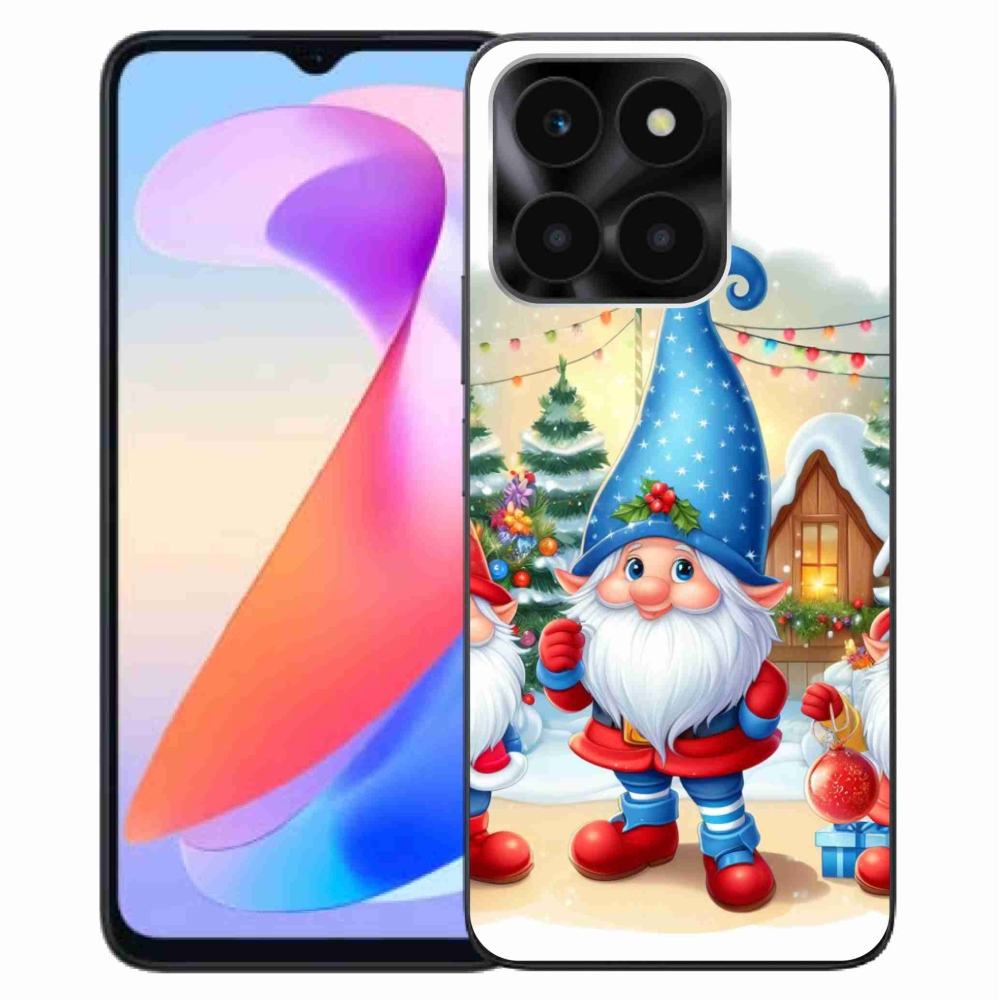 Gelový kryt mmCase na Honor X6a - vánoční skřítci