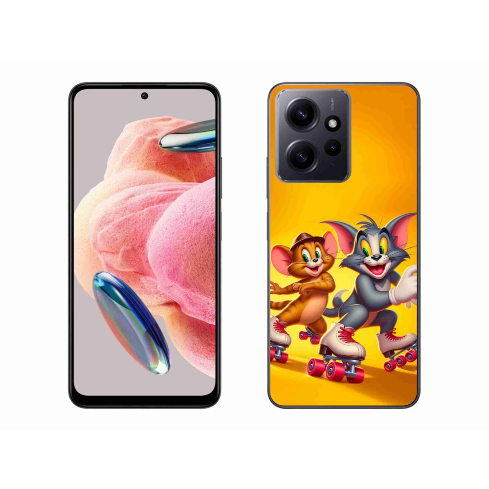 Gelový kryt mmCase na Xiaomi Redmi Note 12 4G - tom a jerry