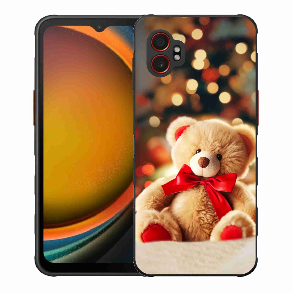 Gelový kryt mmCase na Samsung Galaxy Xcover 7 Pro - plyšový medvídek