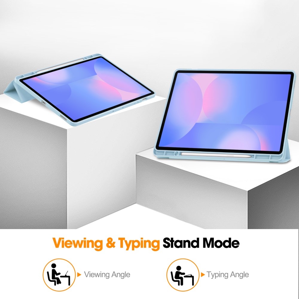 Cases chytré zavírací pouzdro na Samsung Galaxy Tab S10 FE+ - světlemodré