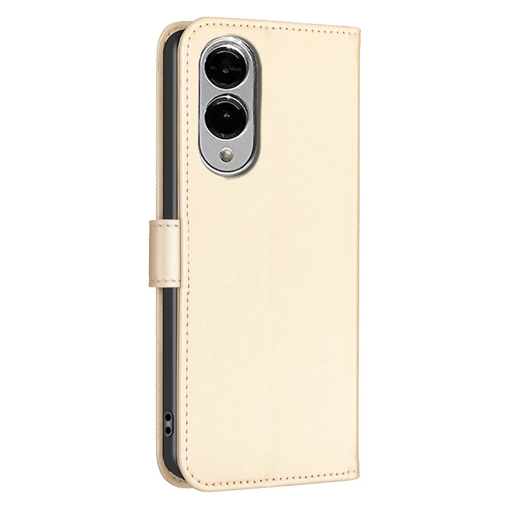 Clover knížkové pouzdro na Samsung Galaxy S25 Edge - zlaté
