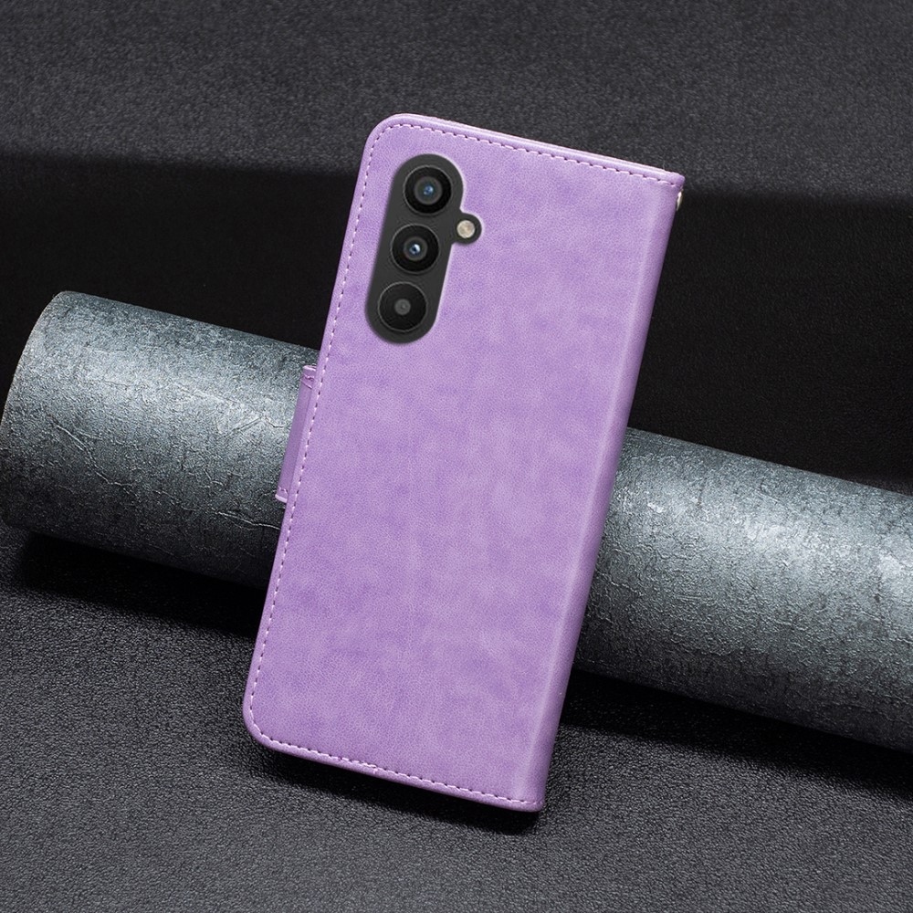 Butterfly knížkové pouzdro na Samsung Galaxy A25 5G - fialové