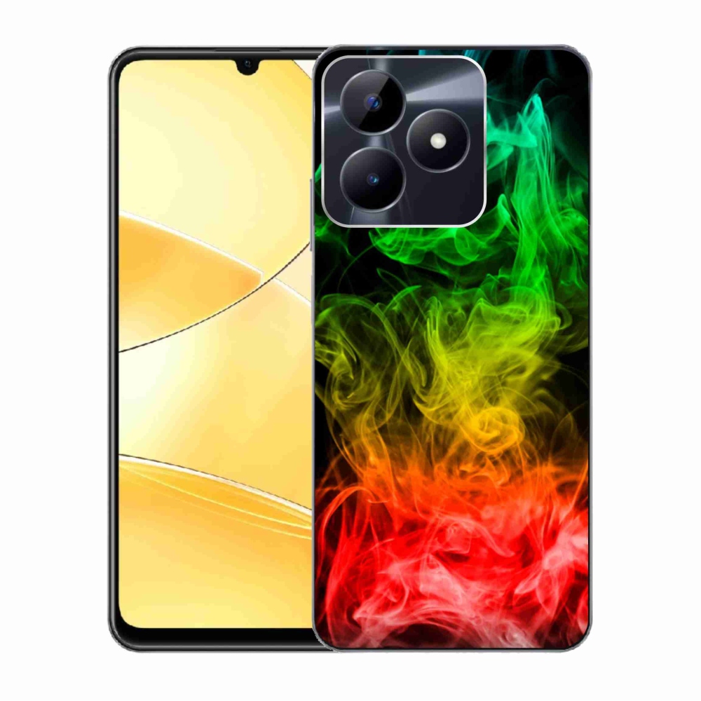 Gelový kryt mmCase na Realme C51/C53 - abstraktní vzor 7