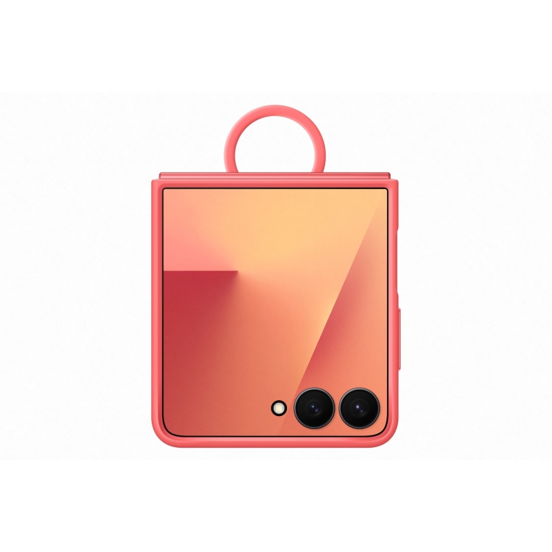 EF-PF766TRE Samsung Silikonový Kryt s Kroužkem pro Galaxy Z Flip 7 Red