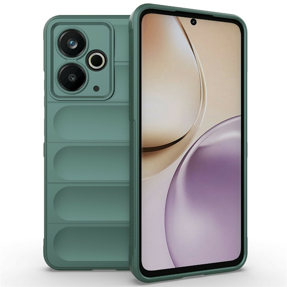 Rugg odolný gelový obal na Realme 14T 5G - zelený