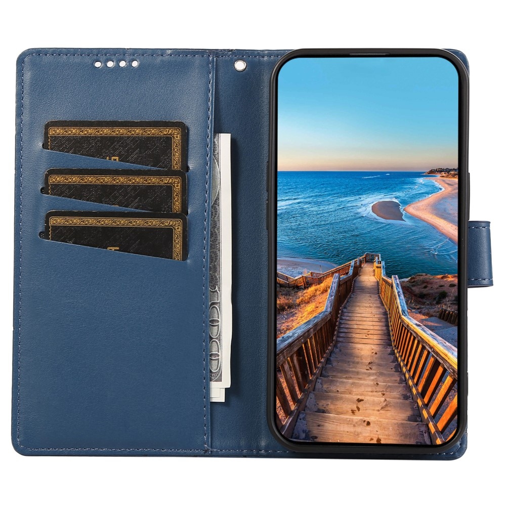 Line knížkové pouzdro na Realme 12 5G/12x 5G - modré