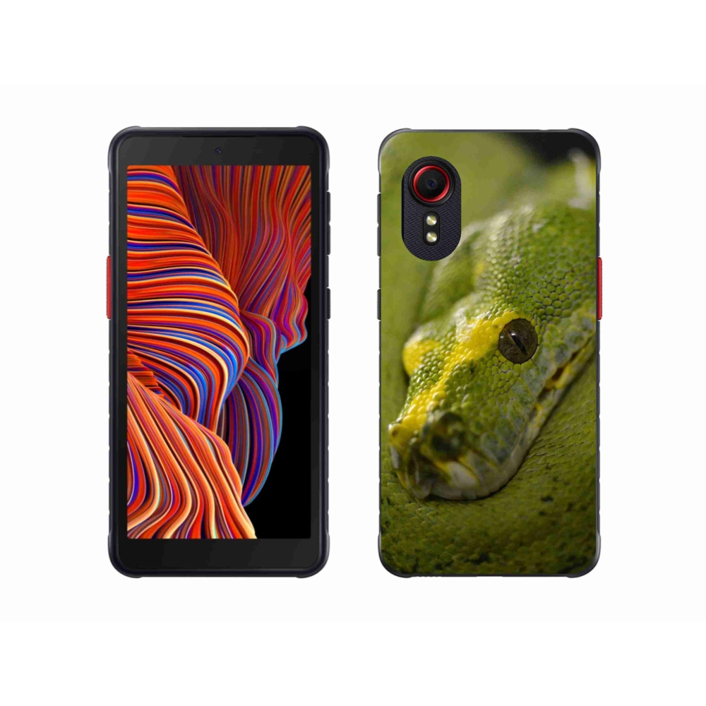 Gelový kryt mmCase na Samsung Galaxy Xcover 5 - had 2