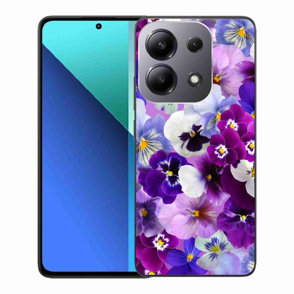 Gelový kryt mmCase na Xiaomi Redmi Note 13 - květiny 9