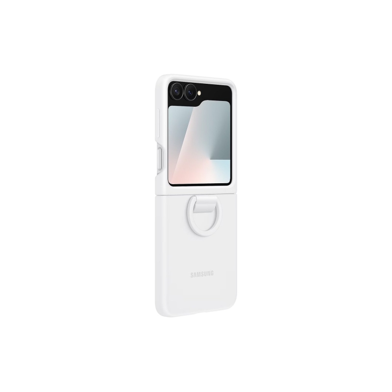 EF-PF741TWE Samsung Silikonový Kryt s Kroužkem pro Galaxy Z Flip 7 FE White