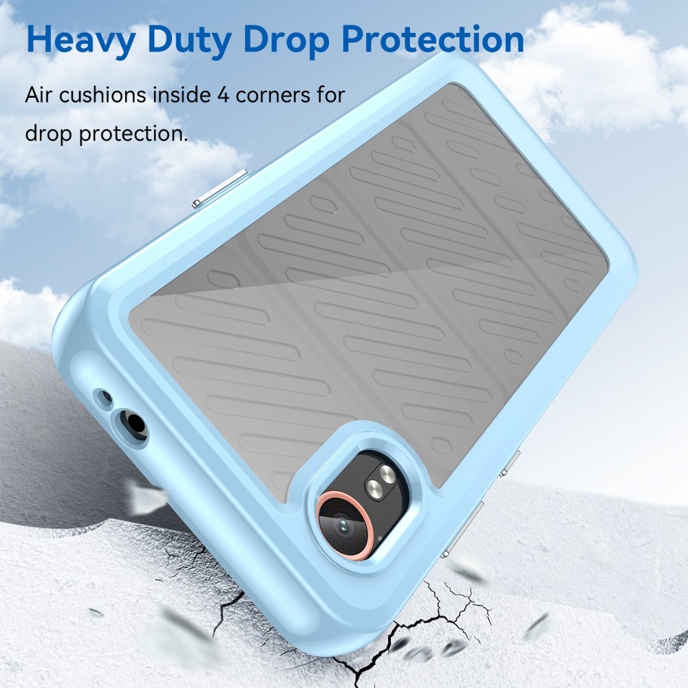 Gelový obal s pevnými zády na Samsung Galaxy Xcover 7 - modrý
