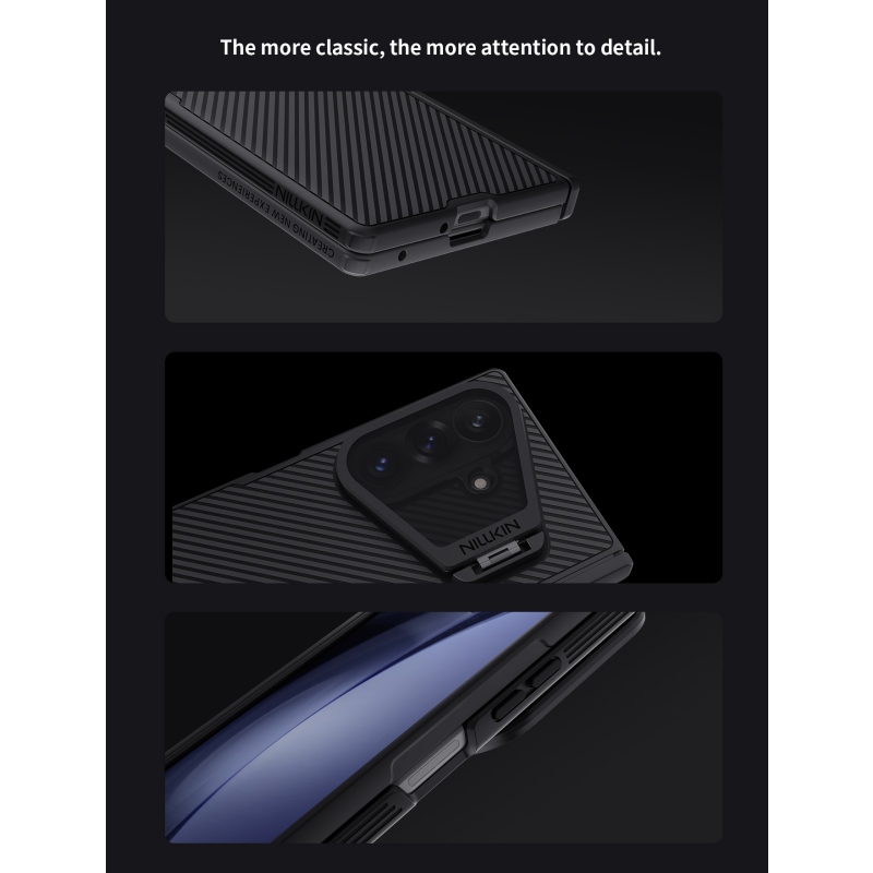 Nillkin CamShield Prop Magnetic (Transparent Lens) Zadní Kryt pro Samsung Galaxy Z Fold 8 Ultra Black