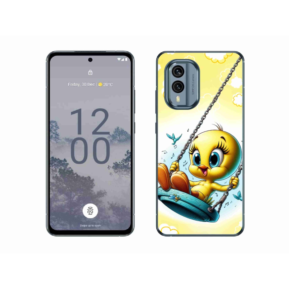 Gelový kryt mmCase na Nokia X30 5G - tweety