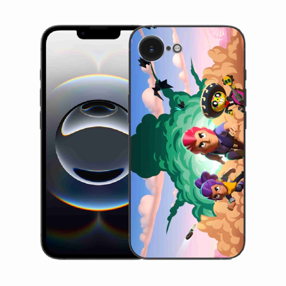 Gelový kryt mmCase na iPhone 16e - brawl stars