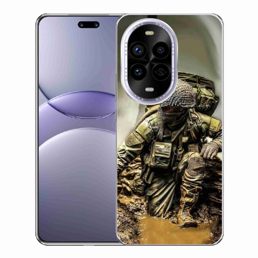 Gelový kryt mmCase na Huawei Nova 13 Pro 5G - voják