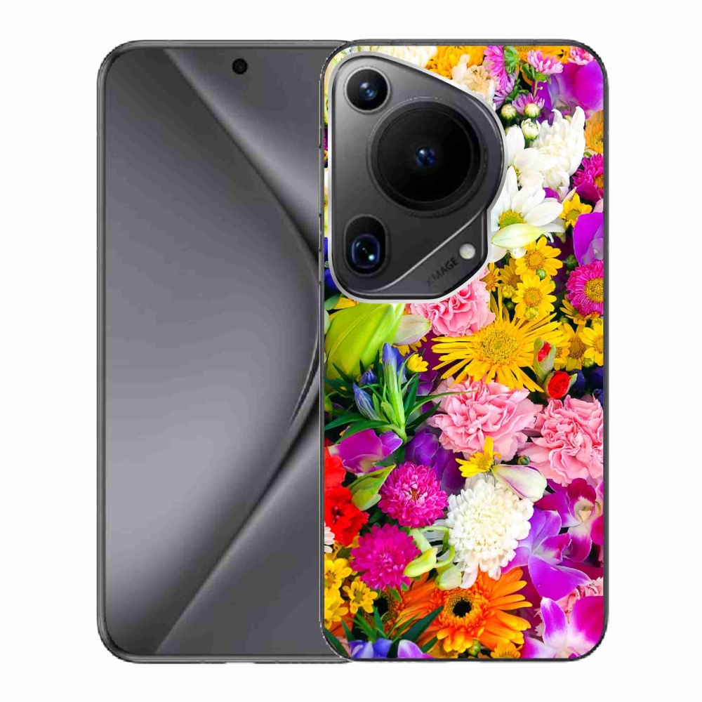 Gelový kryt mmCase na Huawei Pura 70 Ultra - květiny 12