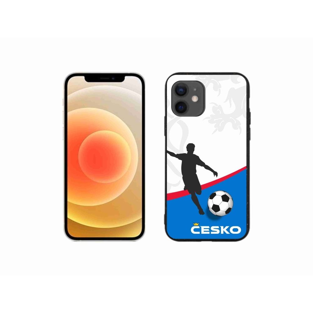 Gelový kryt mmCase na iPhone 12 mini - fotbal Česko 1
