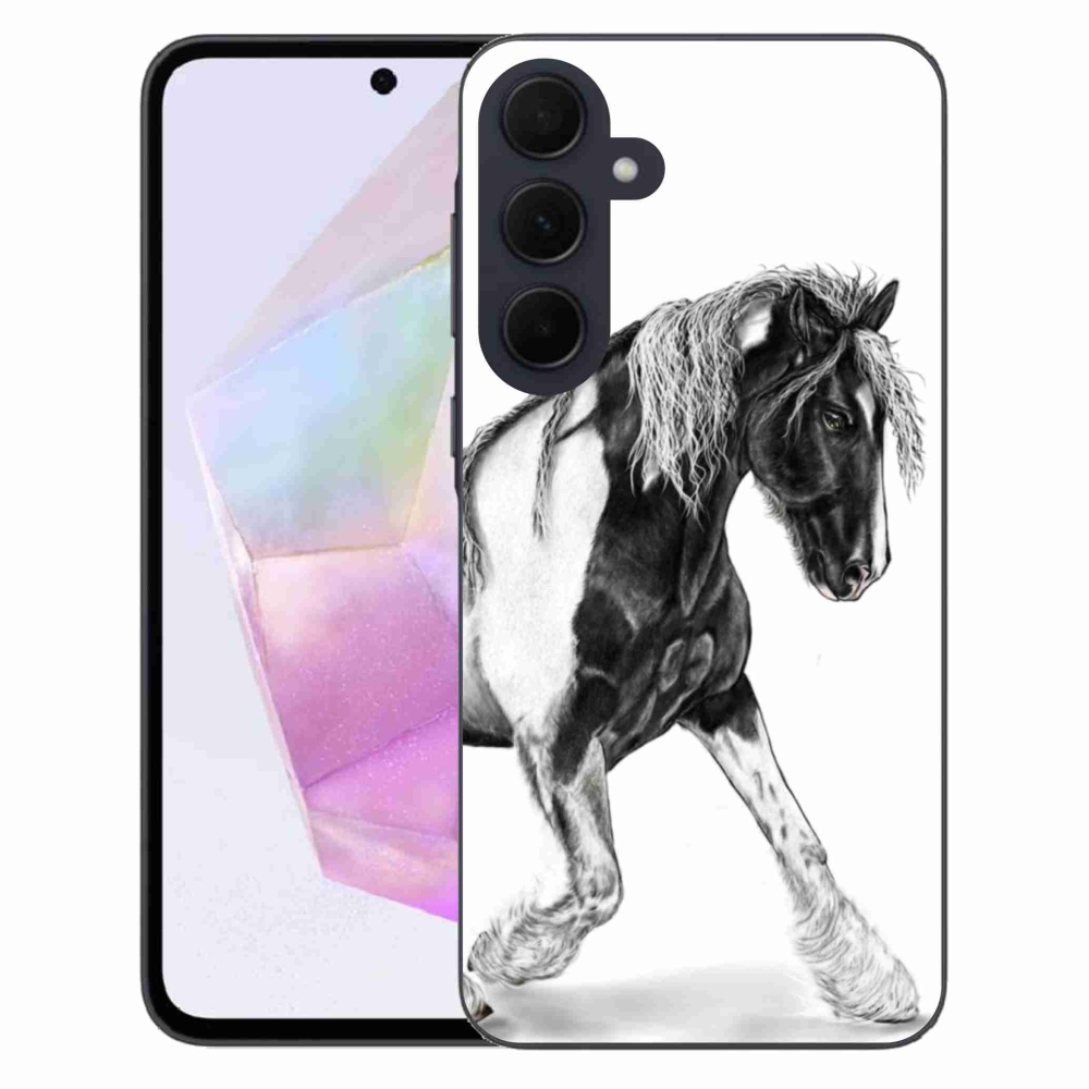 Gelový kryt mmCase na Samsung Galaxy A35 5G - kůň