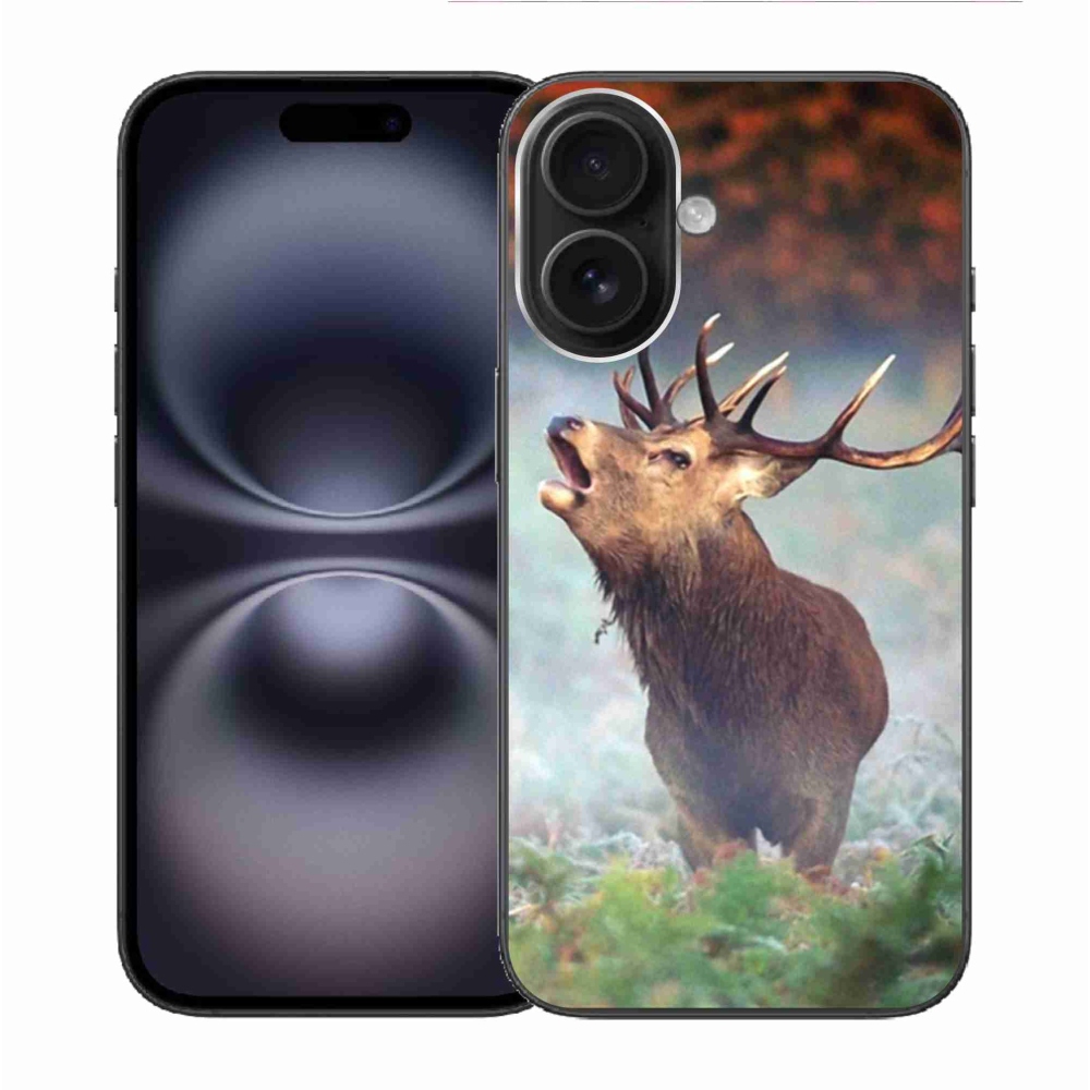 Gelový obal mmCase na iPhone 16 - jelen 2