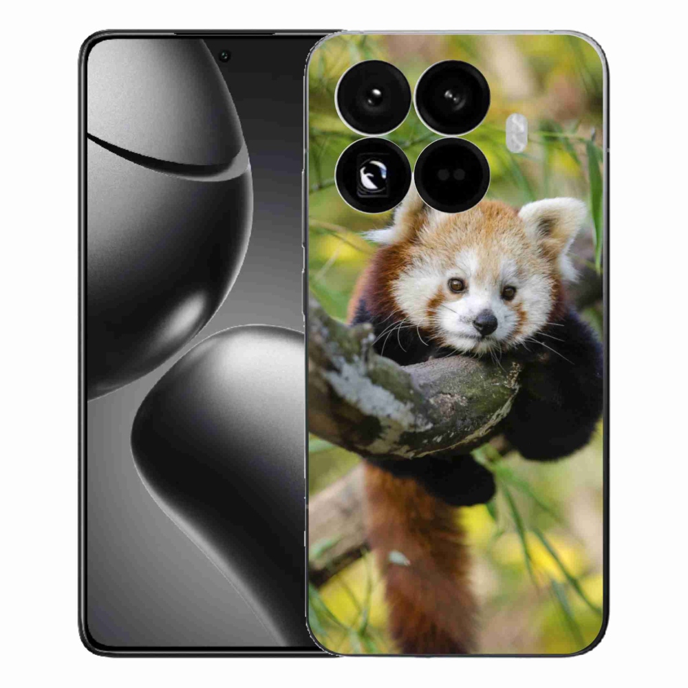 Gelový kryt mmCase na Xiaomi 15T Pro - panda červená