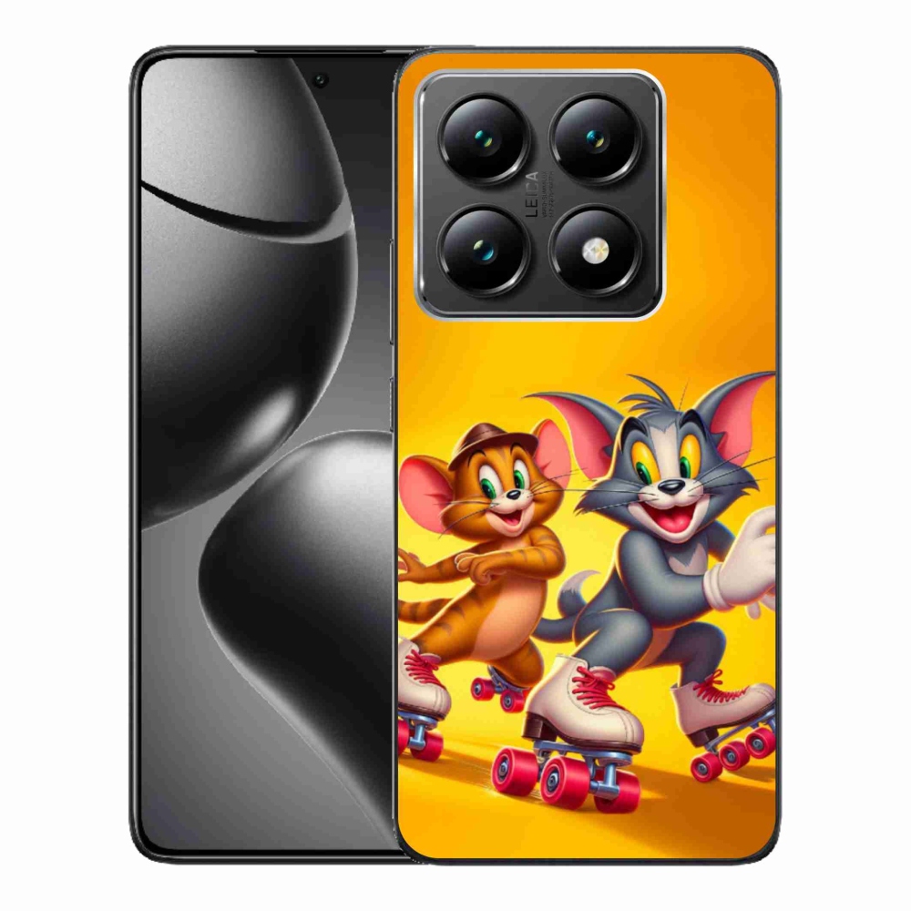 Gelový kryt mmCase na Xiaomi 14T Pro - tom a jerry