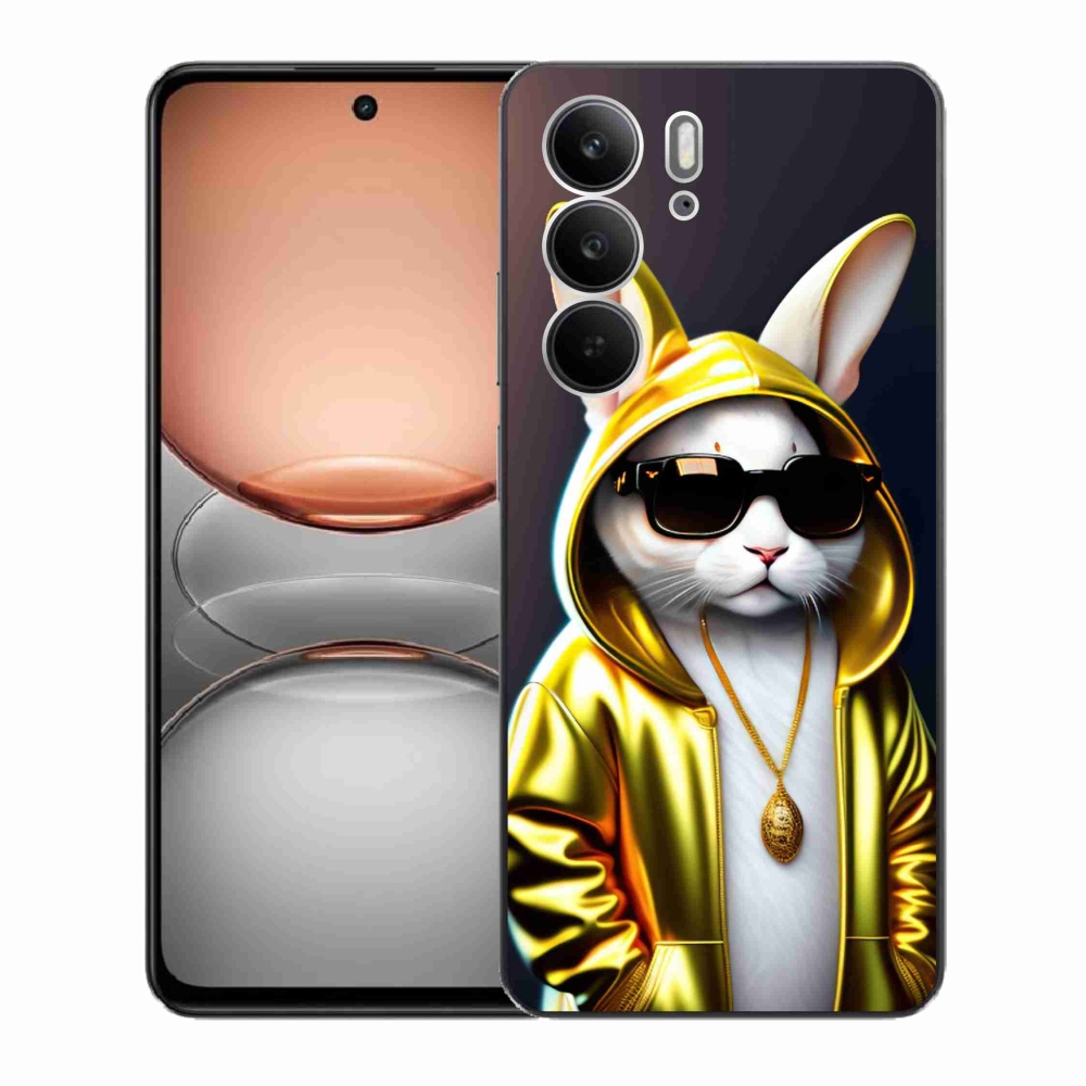 Gelový kryt mmCase na Realme C75 - kočka boss