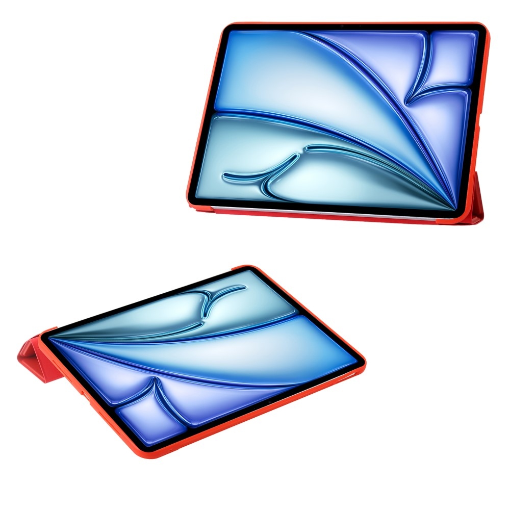 Origamis chytré polohovací pouzdro na tablet iPad Air 13 (2024)/(2025) - červené